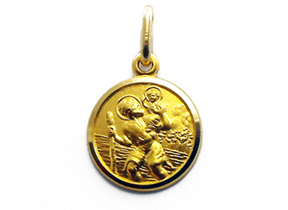 18ct st christopher